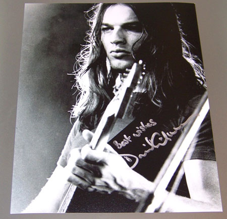 A rare shot of David and this was received by mail!