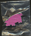 A small pink pig pin. $10