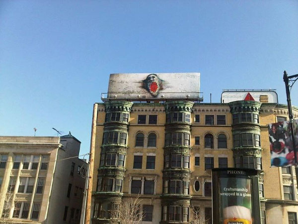 Pic taken on 1 Feb in Kenmore Square, around the corner from Fenway Park (Thanks to Matt Leonard)