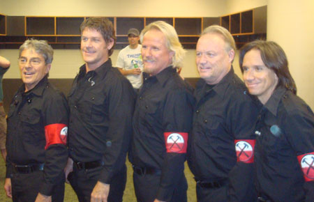 The Male Chorus with Robbie Wyckoff backstage in St. Paul, MN (courtesy of Tim Russell)