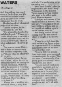 Tampa Tribune concert preview-2 (6-2-00)