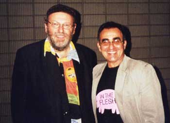 Hesham again, this time with rock historian Glen A Baker 