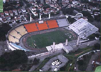 Aerial shot of the venue