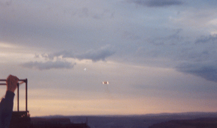 Roger's tour plane 'buzzes' the show ! Pic supplied by Andrew Harkleroad