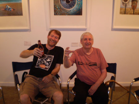 Photographer Rupert Truman & Storm toast AFG