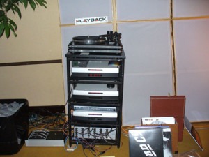 Equipment provided by Playback Designs of Portland, OR.