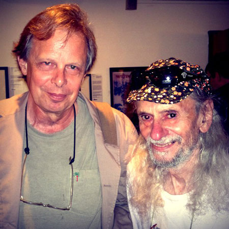 Joe Boyd with long time friend Hoppy 