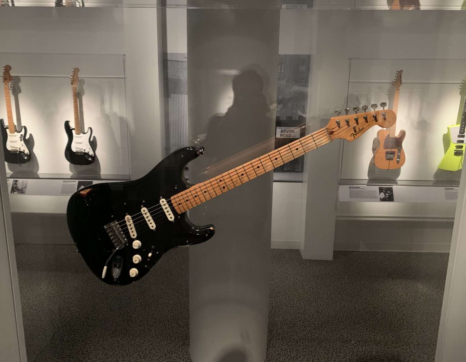 David Gilmour's Black Strat On Display As Part Of Cleveland Rock & Roll