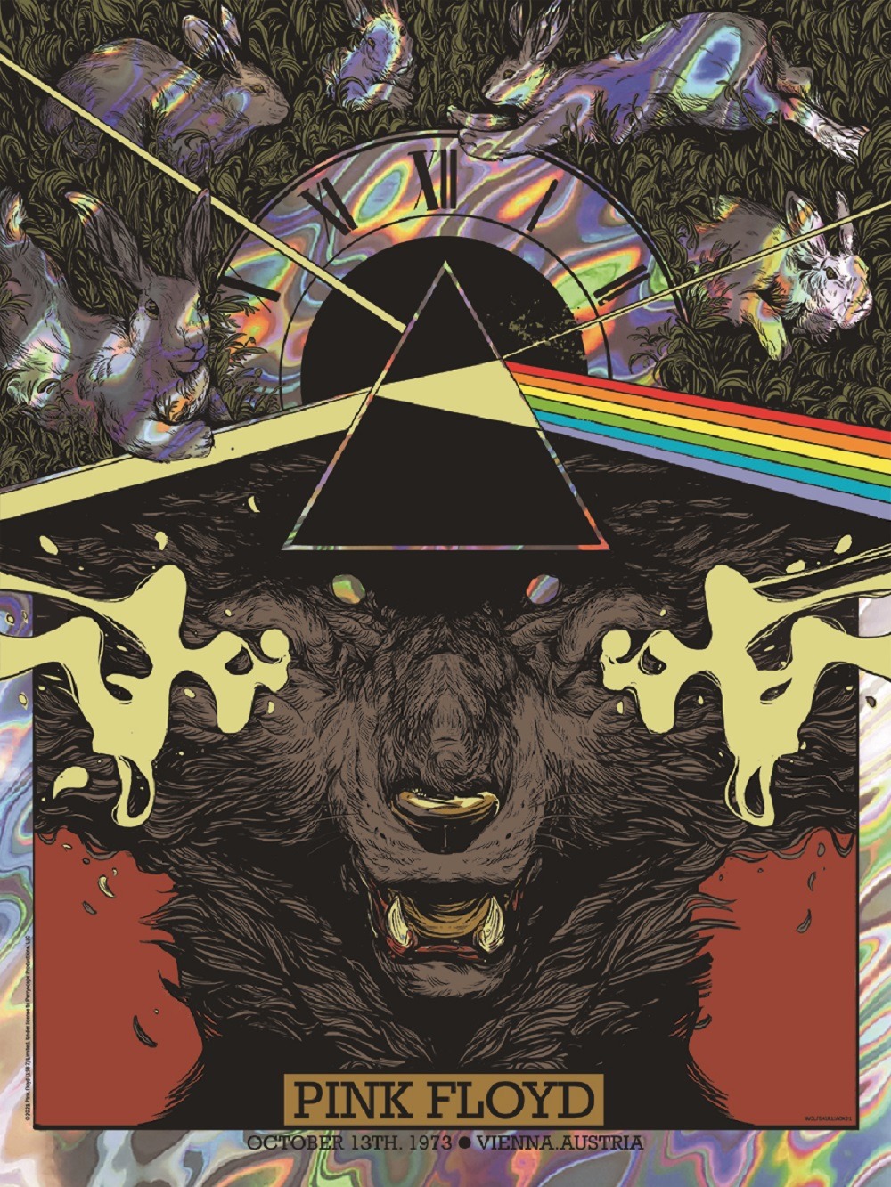 Echo Release Limited Edition Poster Series Of Pink Floyd - Pink Floyd - A  Fleeting Glimpse