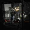 Roger soundchecking Mother