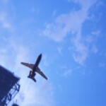 Look Mummy - There's Roger's tour plane up in the sky.