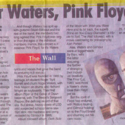 Bangalore times 13 Feb 2002. With thanks to Sreedhar
