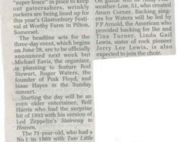 Daily Telegraph article 13 July 2002. Thanks to Jenny Riley